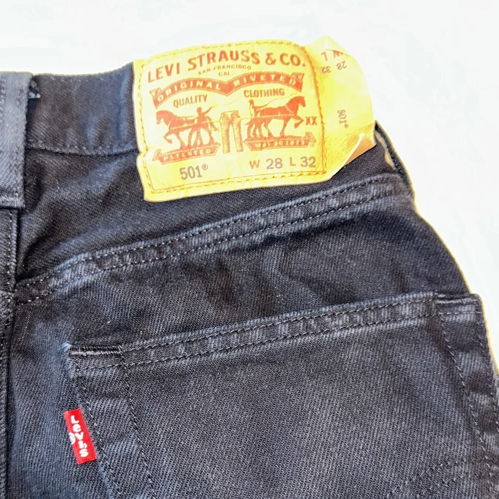 Levi's 501 Men's Straight Black Jeans
